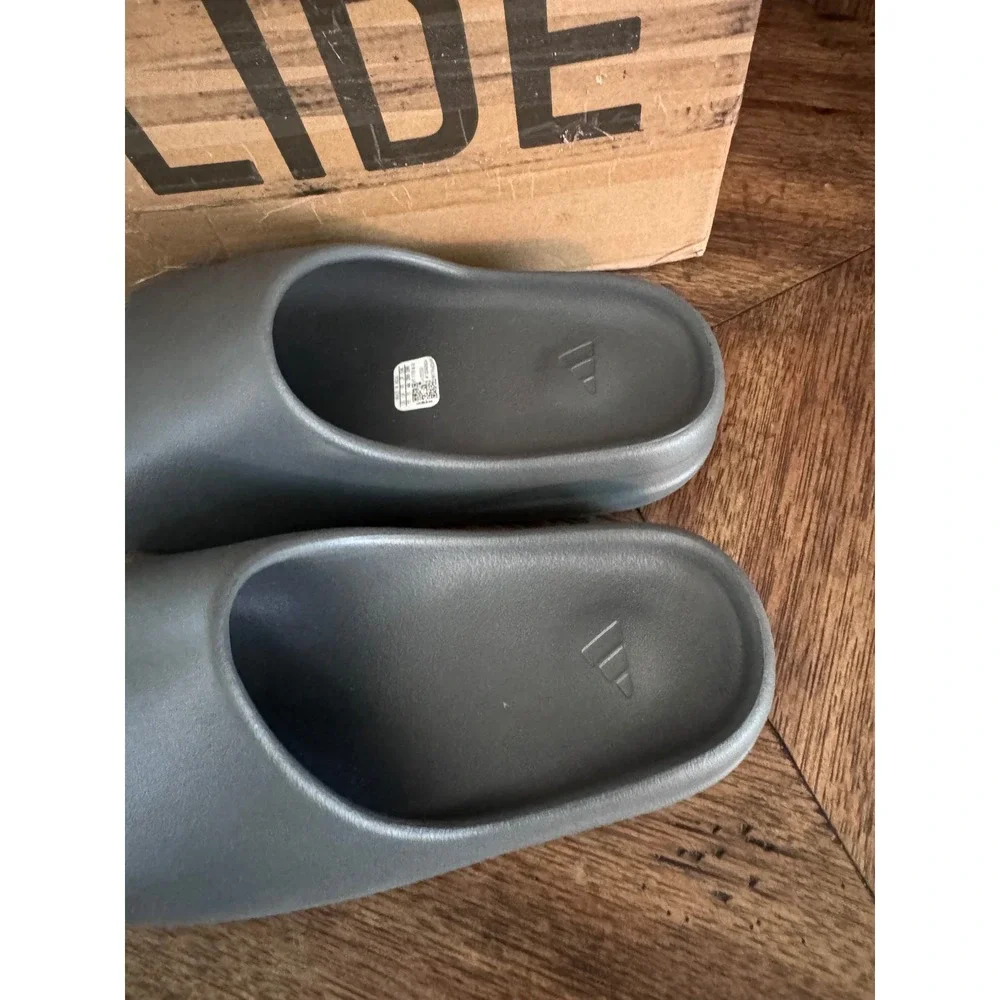 Adidas Yeezy Slide Slate Grey ID2350 Mens Size 11 Slip On Sandals NEW